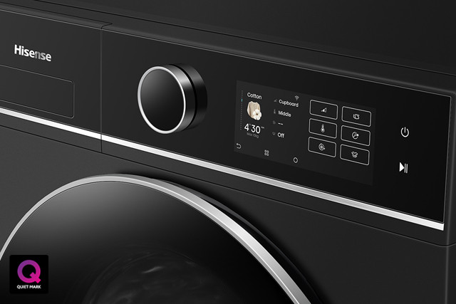Hisense Power Steam 5i Series DH5I104BBAB Black Heat Pump Tumble Dryer
