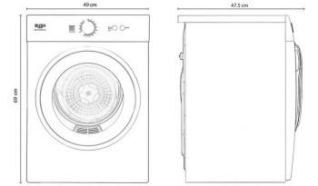 Bush TD3CNBW 3KG Vented Tumble Dryer image 5