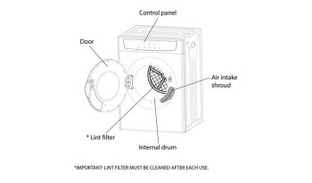 Bush TDV7NBW 7KG Vented Tumble Dryer image 4