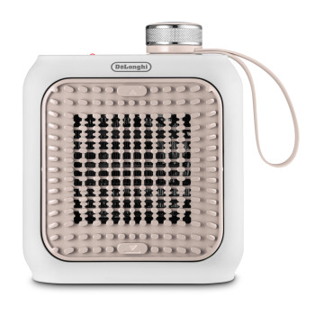 De'Longhi HFX10B03.PK Capsule Desk Personal Fan Ceramic Heater image 0