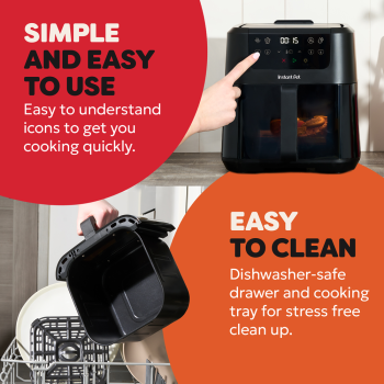 Instant Pot® VORTEX® Compact 5L  Air Fryer - Black Pepper image 5