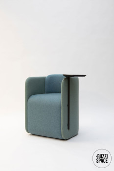 BuzziSpace BuzziDee Plus Sound Absorbing Soft Seating with Backrest image 1