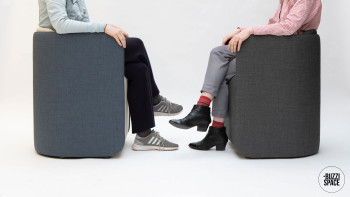 BuzziSpace BuzziDee Plus Sound Absorbing Soft Seating with Backrest image 4