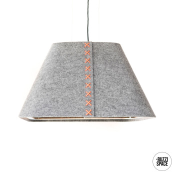 BuzziSpace BuzziShade Square Acoustic Pendant Lighting image 1