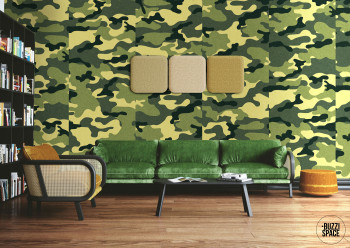 BuzziSpace BuzziSkin Printed Felt Acoustic Wallpaper image 5