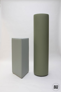 BuzziSpace BuzziTotem Freestanding Upholstered Acoustic Pillar image 3