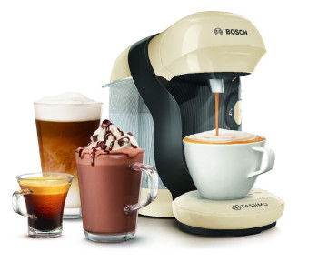 Bosch TAS1107GB TASSIMO Style Cream Hot Drinks Machine image 1