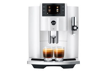 Jura E8 Coffee Machine - Piano White image 1