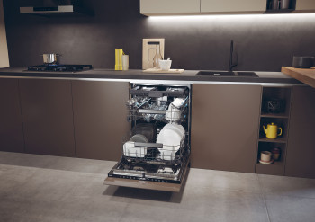Haier Washlens Plus XS 6B0S3FSB-80 Integrated Dishwasher image 4