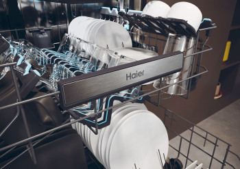 Haier Washlens Plus XS 6B0S3FSB-80 Integrated Dishwasher image 6