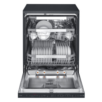 LG TrueSteam™ QuadWash™ DF455HMS Freestanding Dishwasher image 1