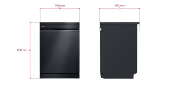LG TrueSteam™ QuadWash™ DF455HMS Freestanding Dishwasher image 9