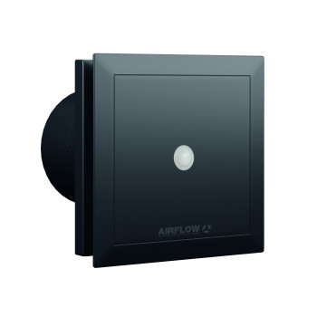 Airflow QuietAir QT 100MST Black Edition Extractor Fan image 1