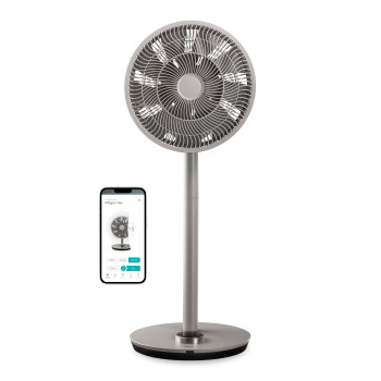 Duux Whisper Flex DXCF54UK Authentic Grey Pedestal Propeller Fan image 7