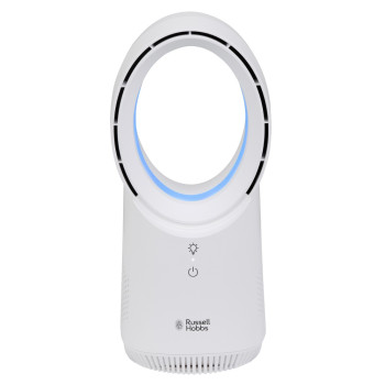 Russell Hobbs RHBLDLUSB25 White Compact Wireless Desk Fan image 0