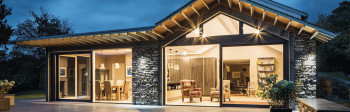 Internorm HV 450 Timber-Aluminium Window/Door with Integrated Blinds image 5