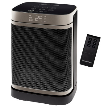 Russell Hobbs RHCH2001G Black & Gold Oscillating Ceramic Heater image 2