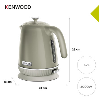 Kenwood Elegancy Sage Green ZJP11.A0GN Kettle image 9