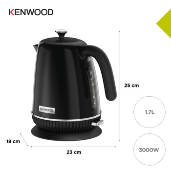 Kenwood Elegancy Black Treacle ZJP11.A0BK Kettle image 7