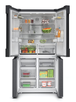 Bosch KFN96AXEA Series 6 Freestanding Fridge Freezer image 1
