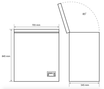 Bush BECFB142L Chest Freezer image 5