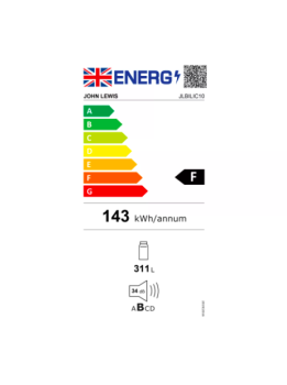 John Lewis & Partners JLBILIC10 Integrated Fridge image 8