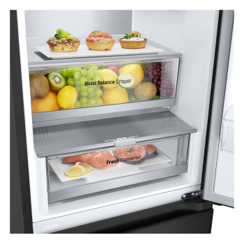 LG GBV5240CEP Freestanding Combi Fridge Freezer image 3