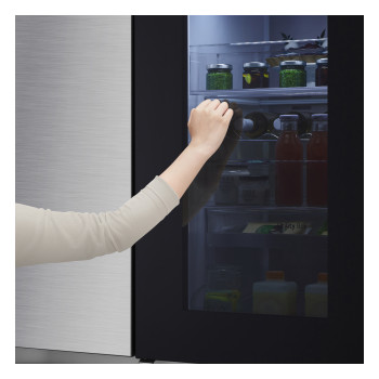 LG GSQV90PZAE Freestanding Side-by-Side Fridge Freezer image 1