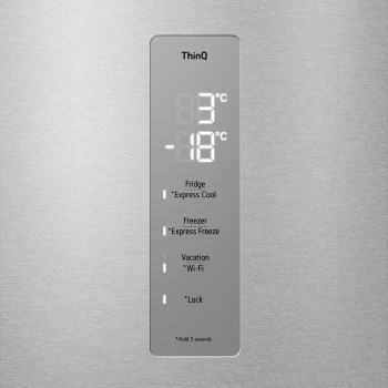 LG NatureFRESH GBV7270CMB Smart Fridge Freezer image 9