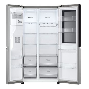 LG InstaView™ GSGV80PYLL American Style Smart Fridge Freezer image 7
