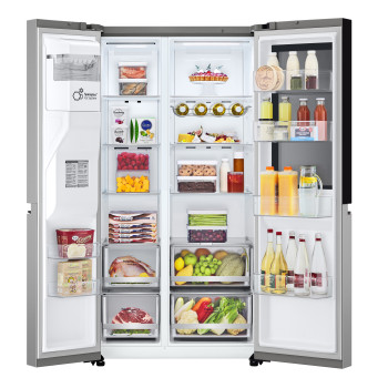 LG InstaView™ GSGV80PYLL American Style Smart Fridge Freezer image 6