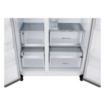 LG NatureFRESH GSLE81BSBC American Style Smart Fridge Freezer image 4
