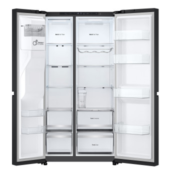LG NatureFRESH GSLE81EPBC American Style Smart Fridge Freezer image 1