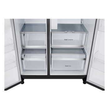 LG NatureFRESH GSLE81EPBC American Style Smart Fridge Freezer image 7