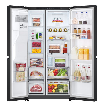 LG NatureFRESH GSLE81EPBC American Style Smart Fridge Freezer image 9