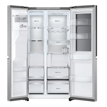LG InstaView™ GSXE90BSAD American Style Smart Fridge Freezer image 9