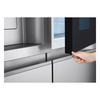 LG InstaView™ GSXE90BSAD American Style Smart Fridge Freezer image 12