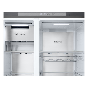 LG InstaView™ GSXE90BSDD American Style Smart Fridge Freezer image 10