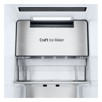 LG InstaView™ GSXE90EVDD American Style Smart Fridge Freezer image 1