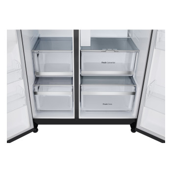 LG InstaView™ GSXE90EVDD American Style Smart Fridge Freezer image 7