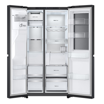 LG InstaView™ GSXE90EVDD American Style Smart Fridge Freezer image 11