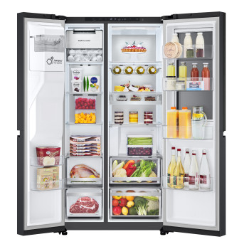 LG InstaView™ GSXE90EVDD American Style Smart Fridge Freezer image 10