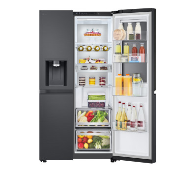 LG InstaView™ GSXE90EVDD American Style Smart Fridge Freezer image 12
