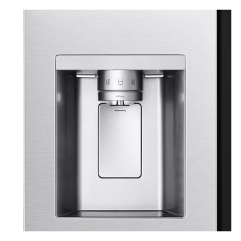 LG InstaView™ GSXE91BSAD American Style Smart Fridge Freezer image 1