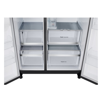 LG InstaView™ GSXE91EVAD American Style Smart Fridge Freezer image 4
