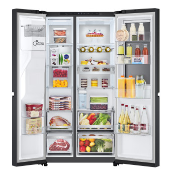LG InstaView™ GSXE91EVAD American Style Smart Fridge Freezer image 8