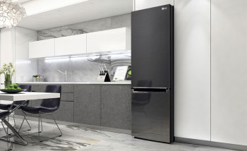 LG NatureFRESH™ GBB61DSJEN Fridge Freezer image 3