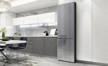 LG NatureFRESH™ GBB62PZGCC Fridge Freezer image 3