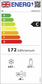 LG NatureFRESH™ GBB62PZGCC Fridge Freezer image 15