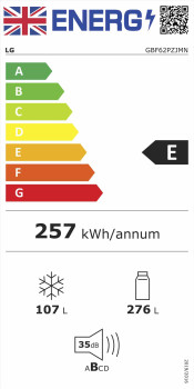 LG NatureFRESH™ GBF62PZJMN Fridge Freezer image 14